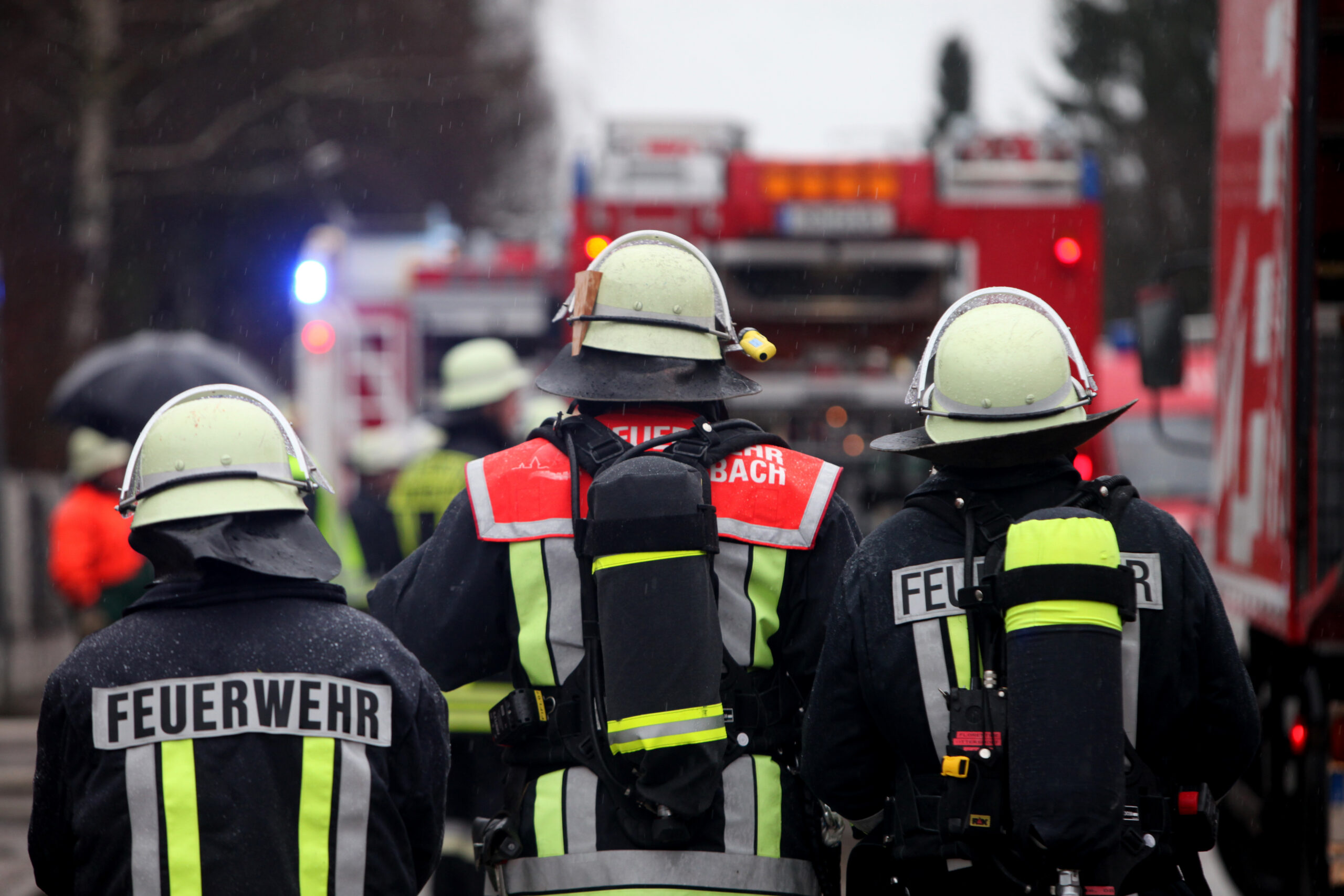 Brand in einen Wohnhaus Goetzenreuth / Götzenreuth bei Roth Lindenstrasse 21